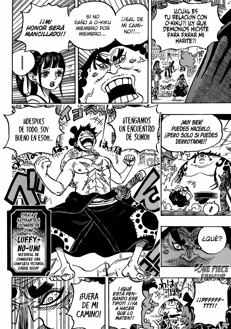 One Piece Capítulo 916 - Página 8 en español