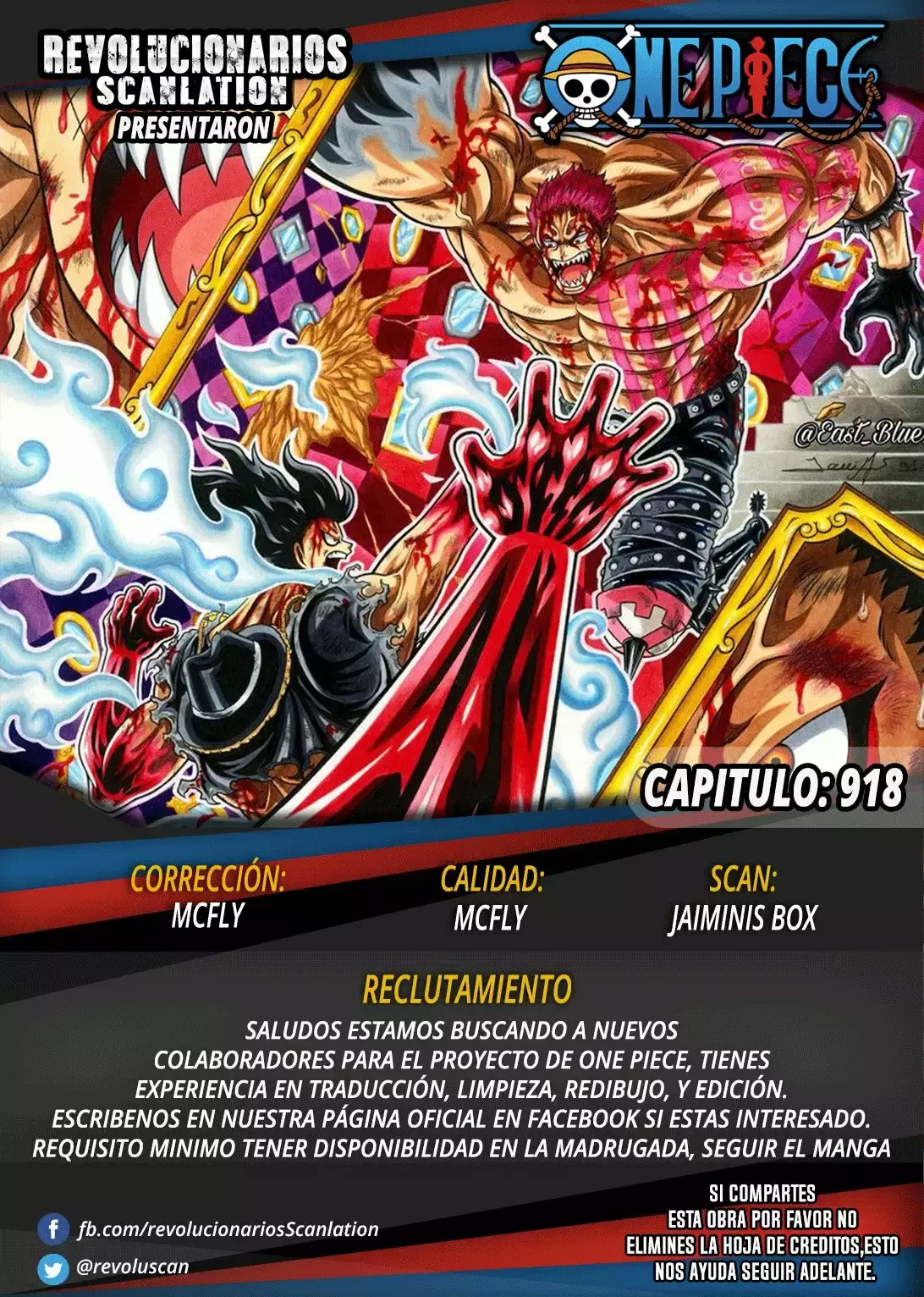 One Piece Capítulo 918 - Página 18 en español