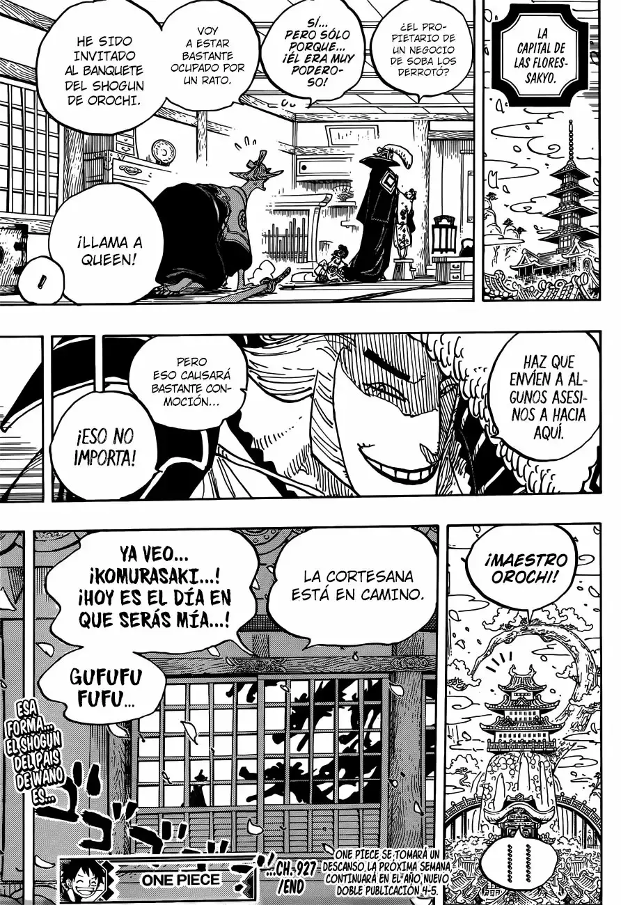 One Piece Capítulo 927 - Página 16 en español