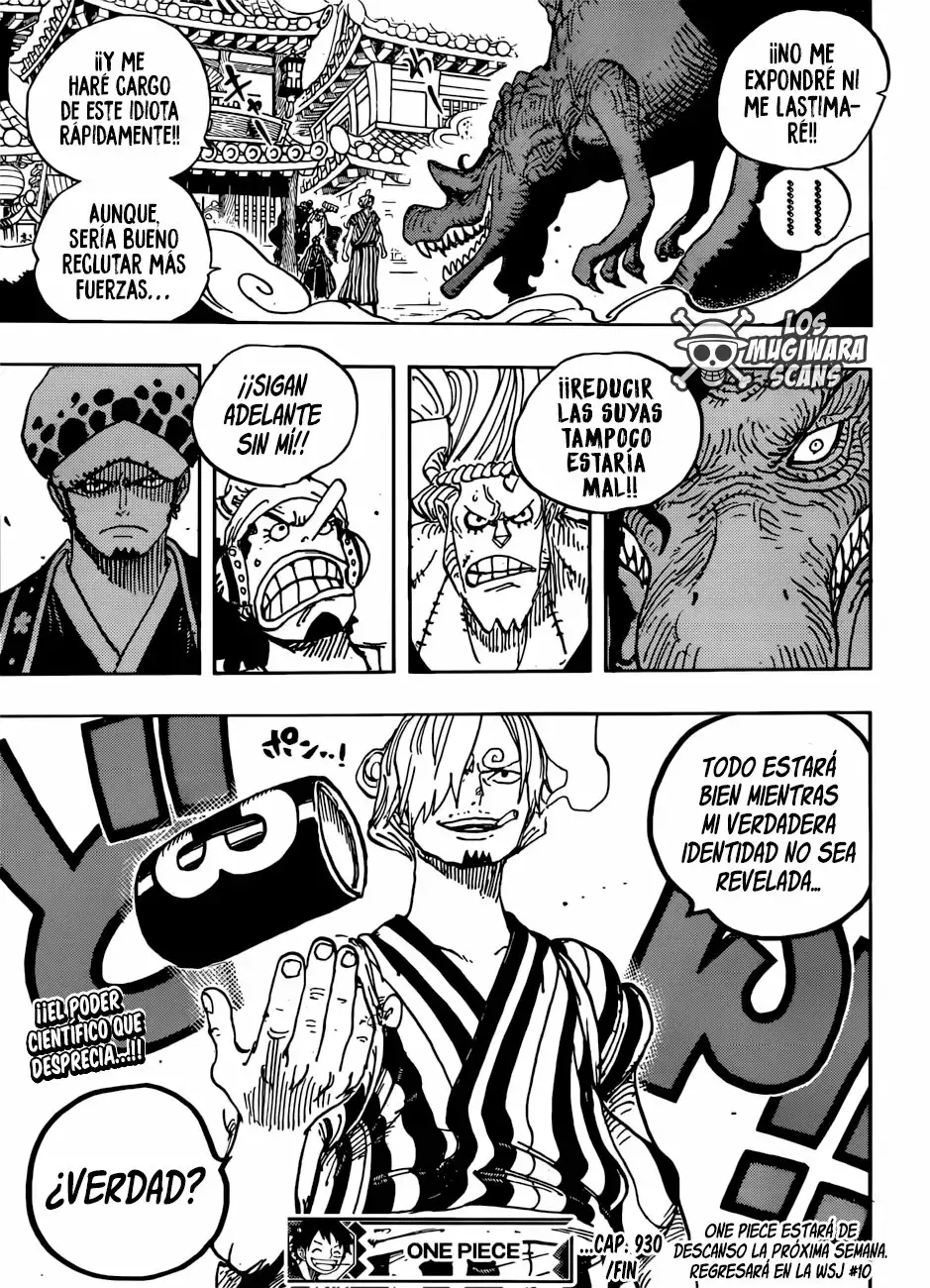 One Piece Capítulo 930 - Página 16 en español