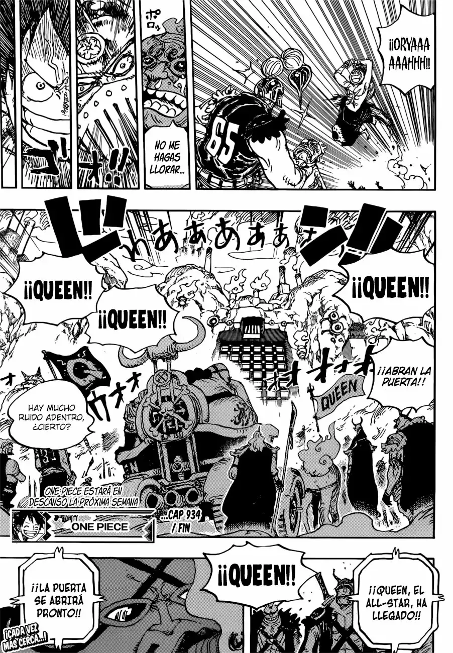 One Piece Capítulo 934 - Página 16 en español