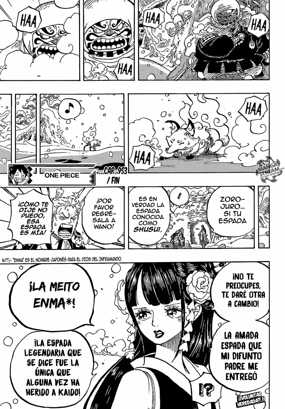 One Piece Capítulo 953 - Página 18 en español