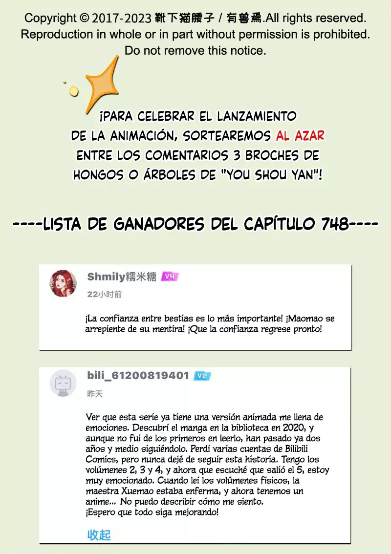 You Shou Yan Capítulo 750 - Página 8 en español