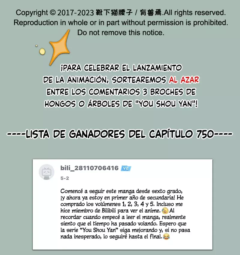You Shou Yan Capítulo 752 - Página 8 en español