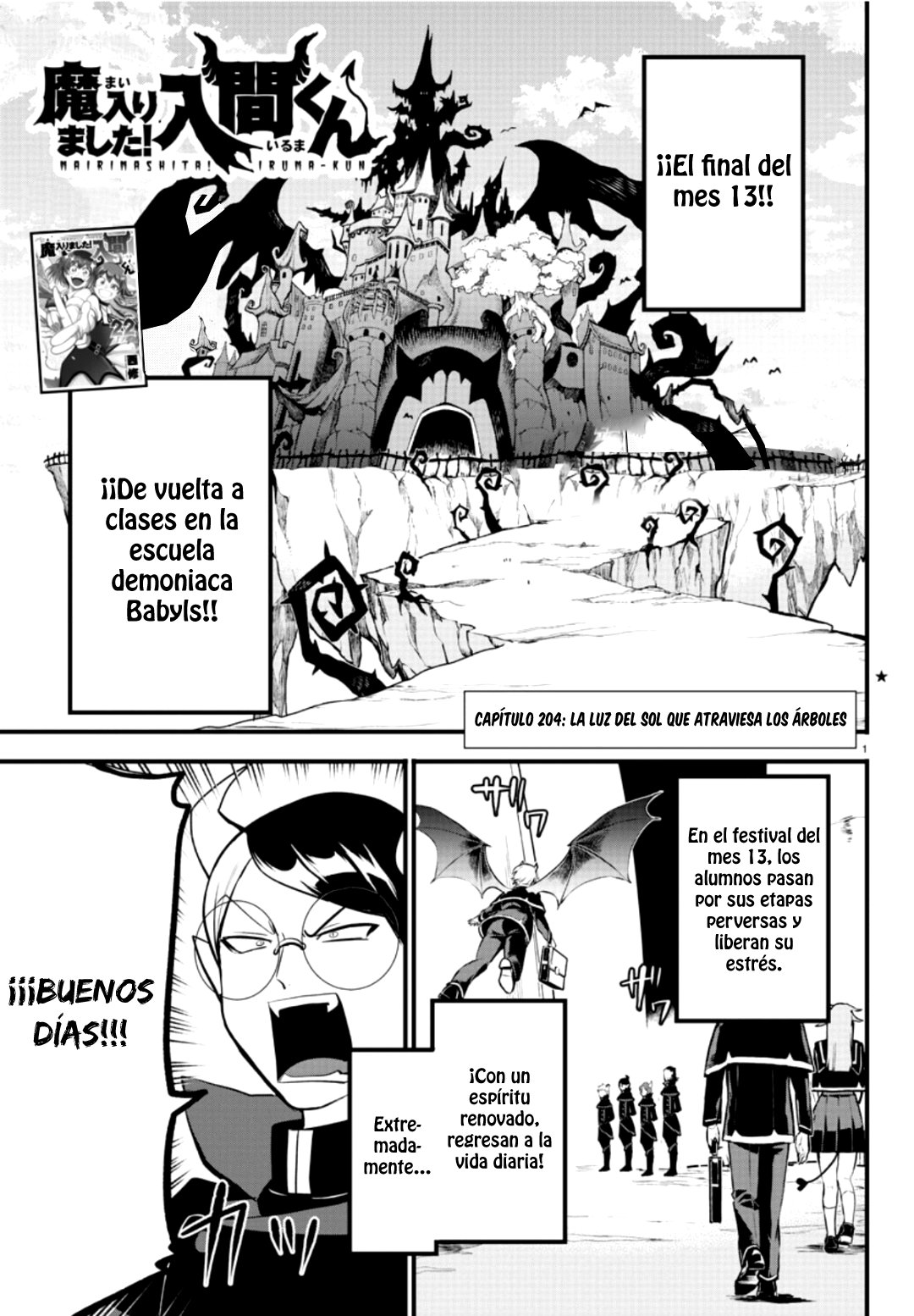 Mairimashita! Iruma-kun Capítulo 204 - Página 3 en español