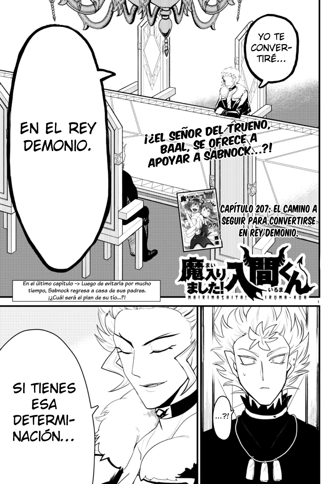 Mairimashita! Iruma-kun Capítulo 207 - Página 3 en español