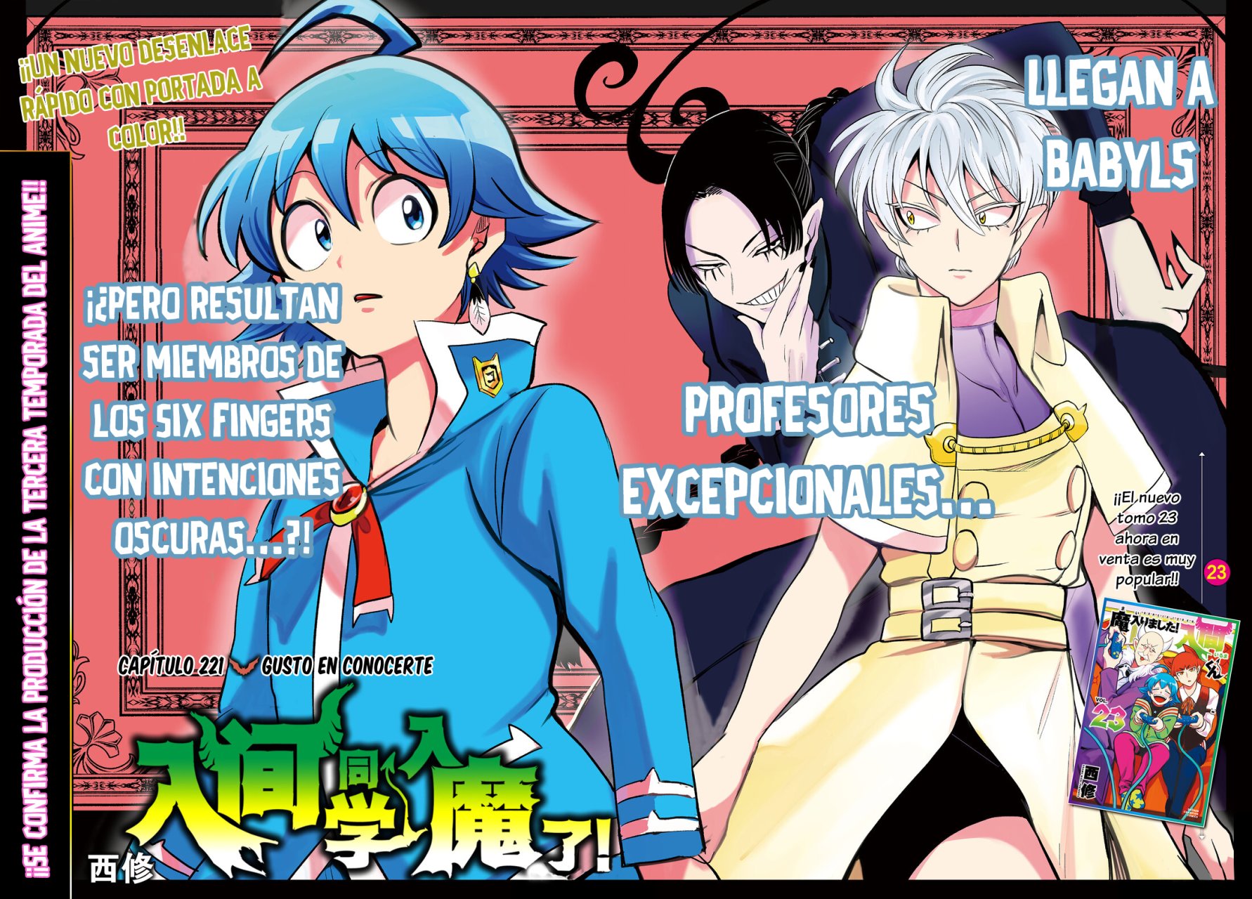 Mairimashita! Iruma-kun Capítulo 221 - Página 3 en español