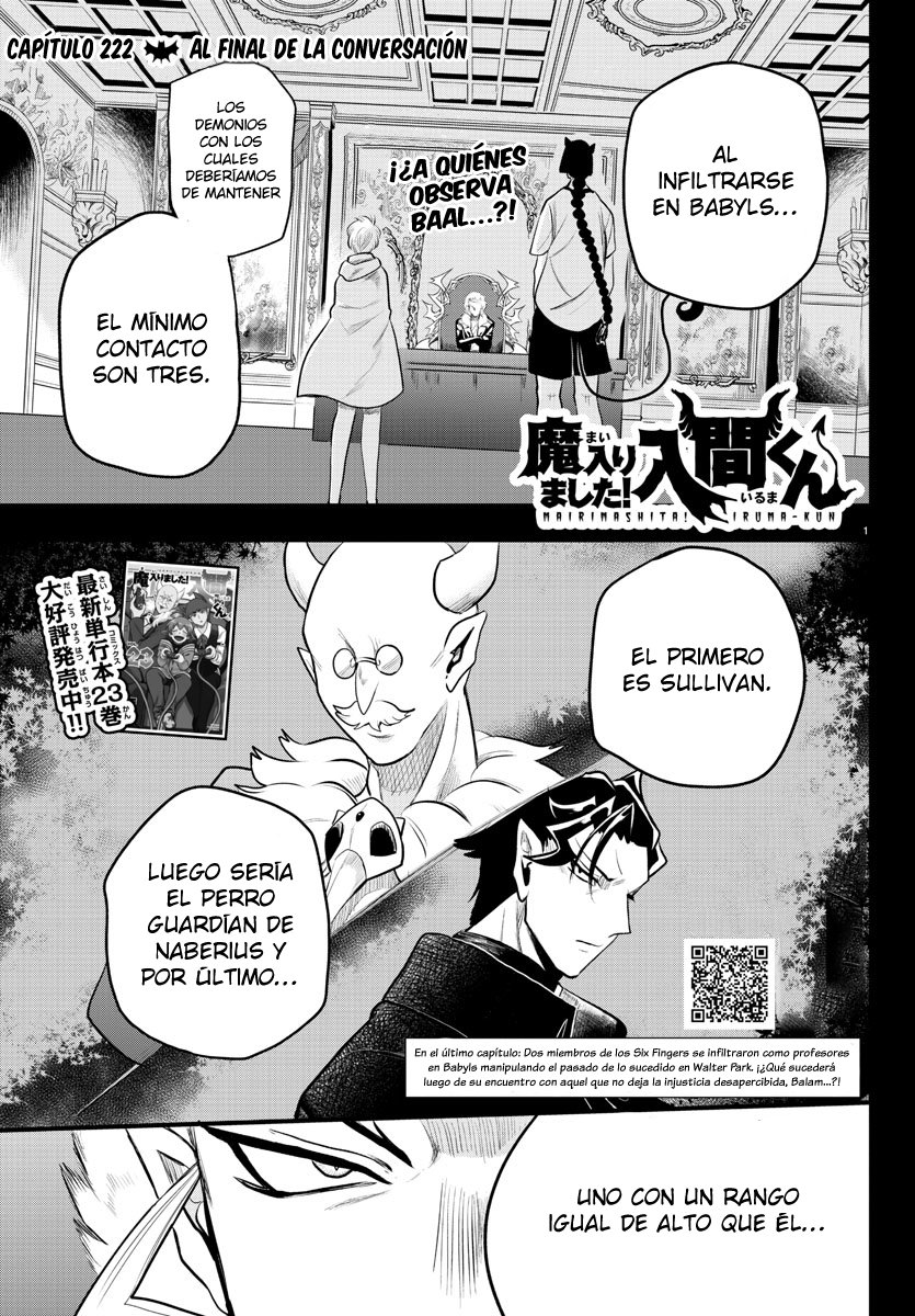 Mairimashita! Iruma-kun Capítulo 222 - Página 3 en español