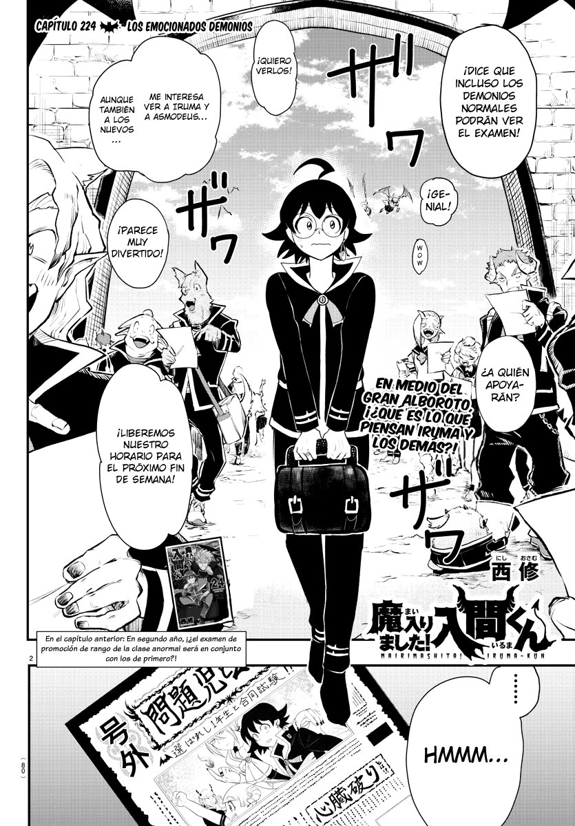 Mairimashita! Iruma-kun Capítulo 224 - Página 7 en español
