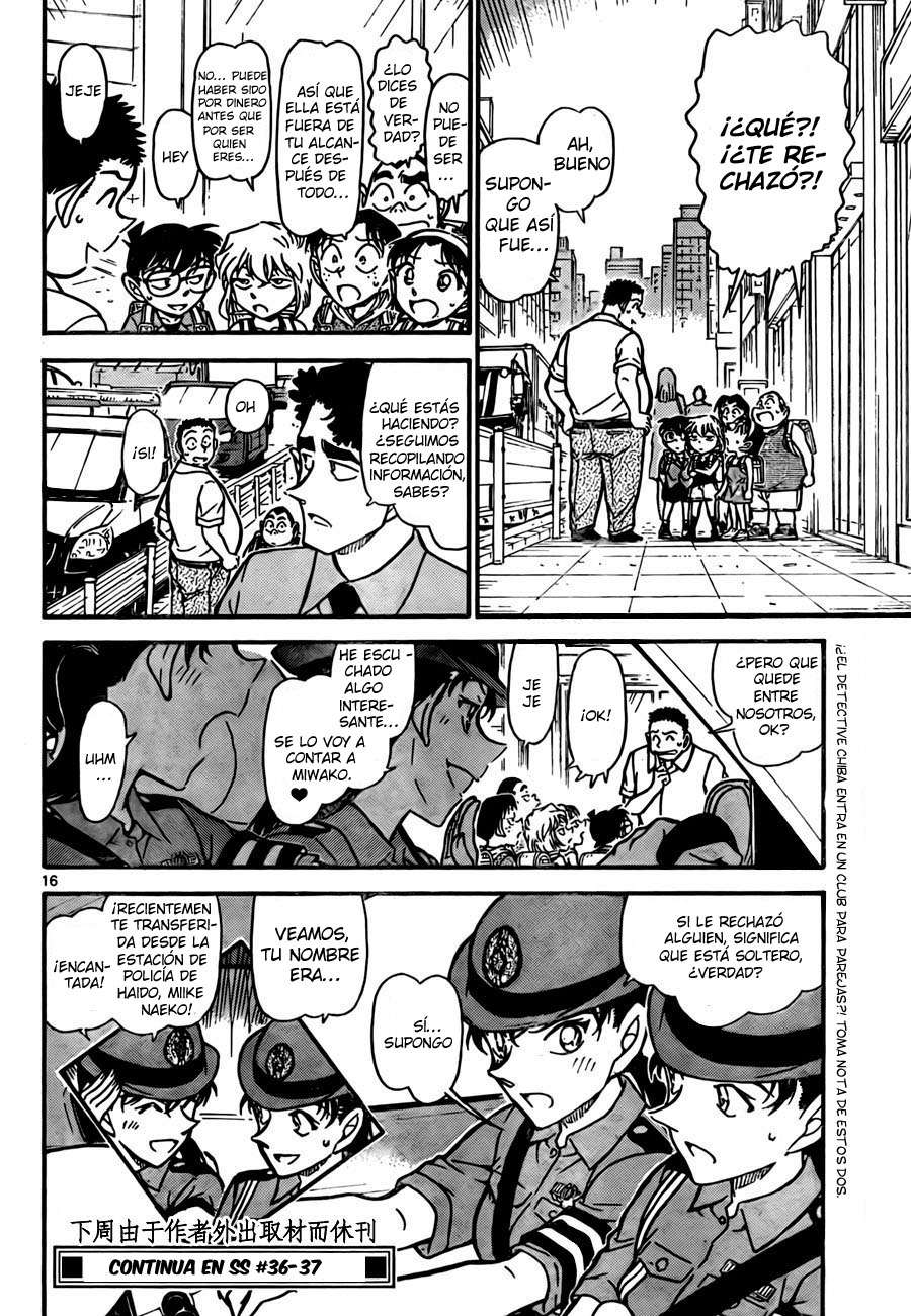 Detective Conan Capítulo 742 - Página 16 en español