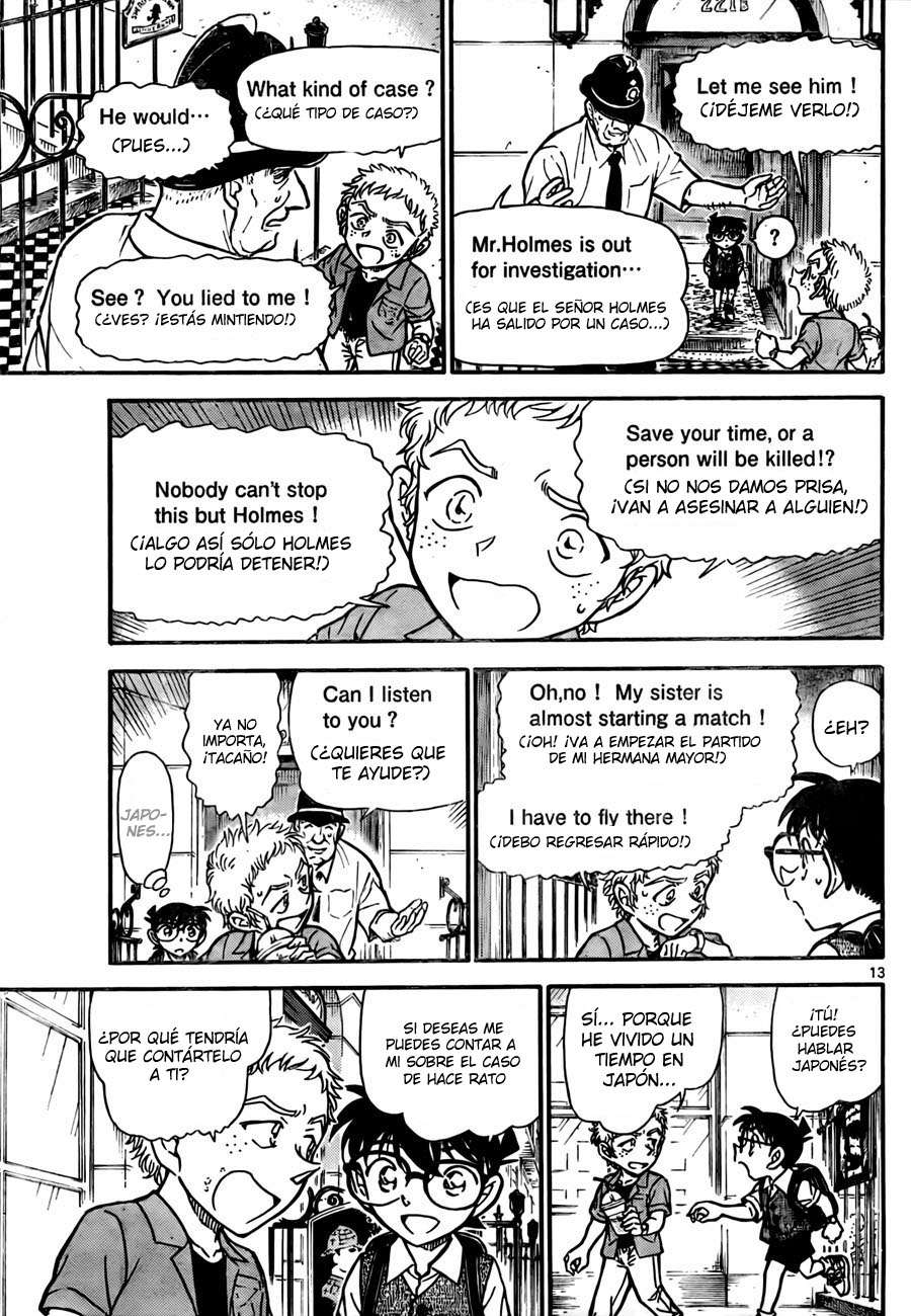 Detective Conan Capítulo 743 - Página 13 en español