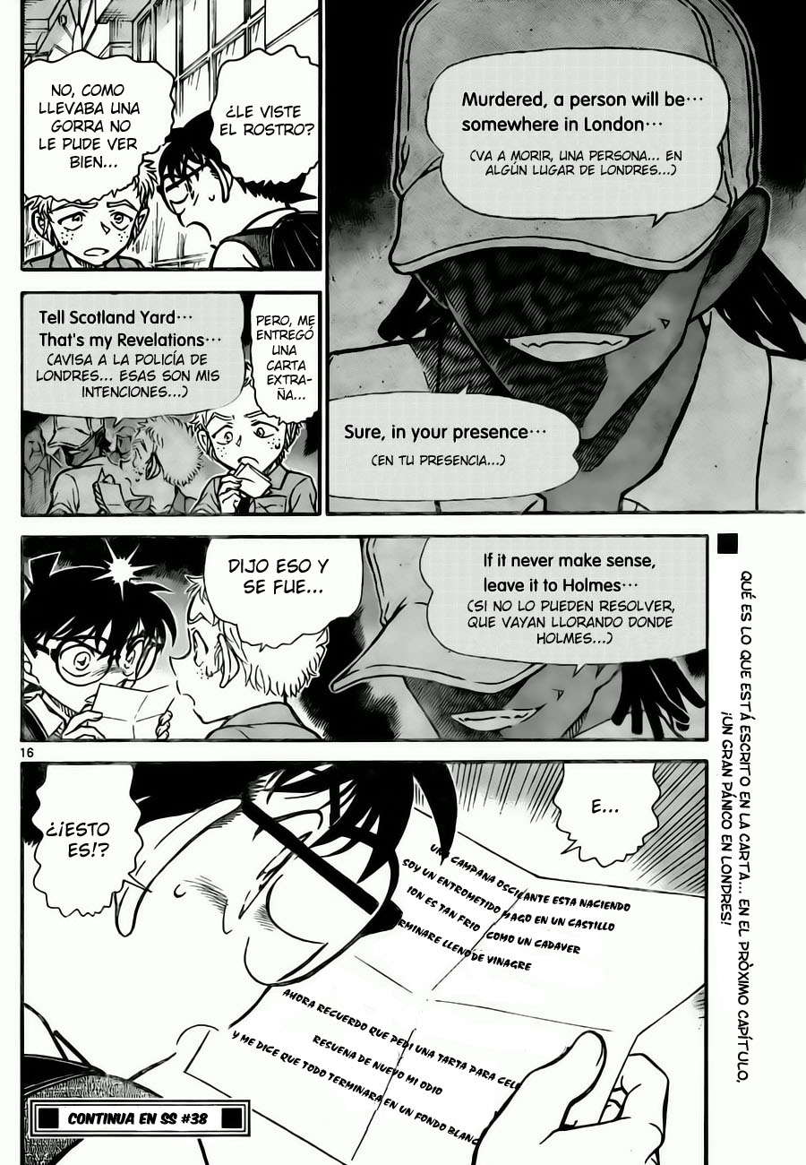 Detective Conan Capítulo 743 - Página 16 en español