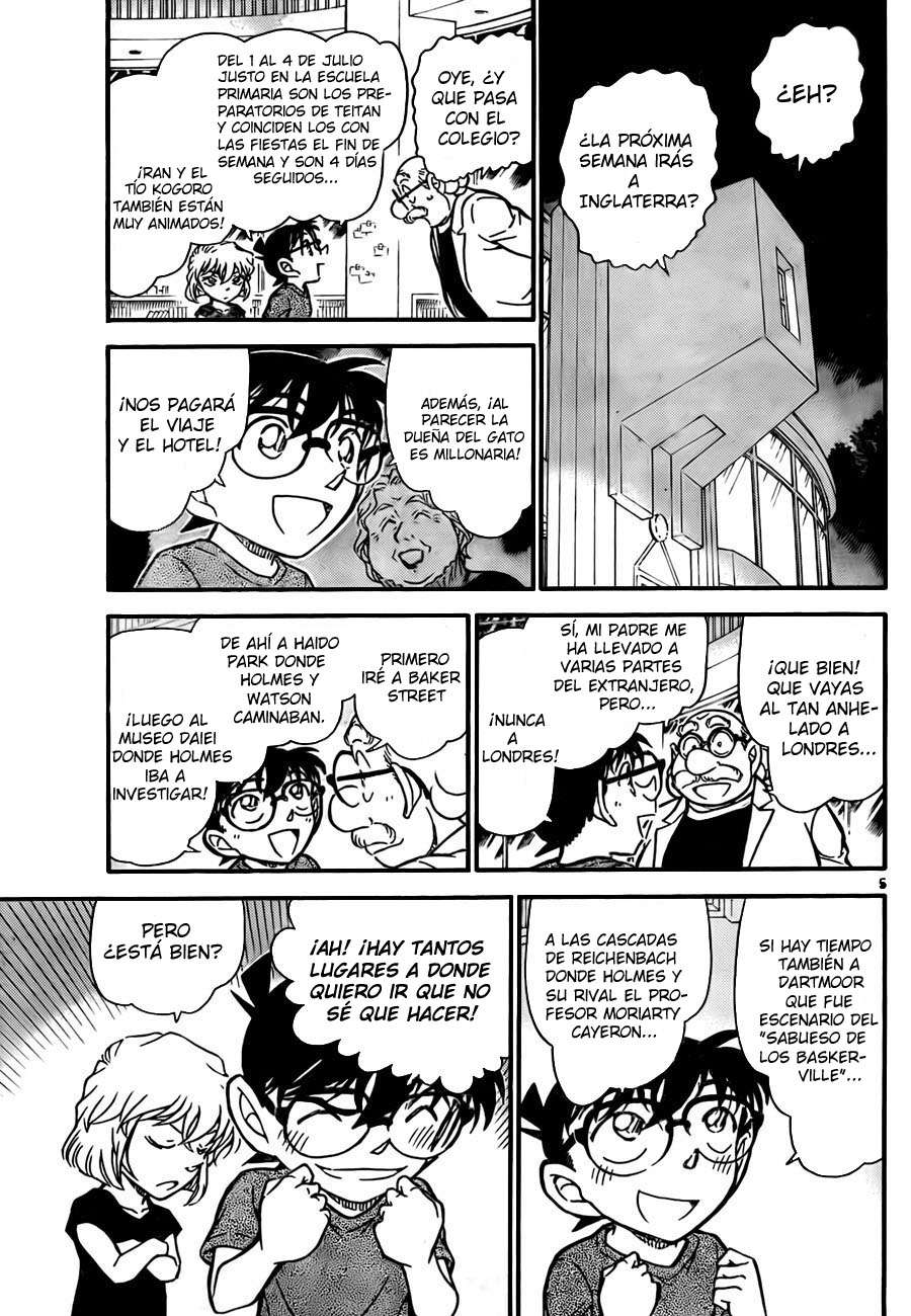 Detective Conan Capítulo 743 - Página 5 en español