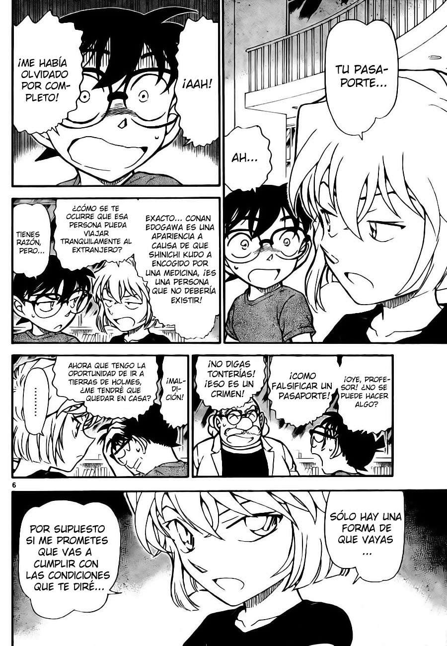 Detective Conan Capítulo 743 - Página 6 en español