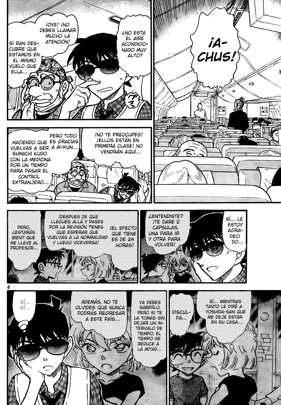 Detective Conan Capítulo 743 - Página 8 en español