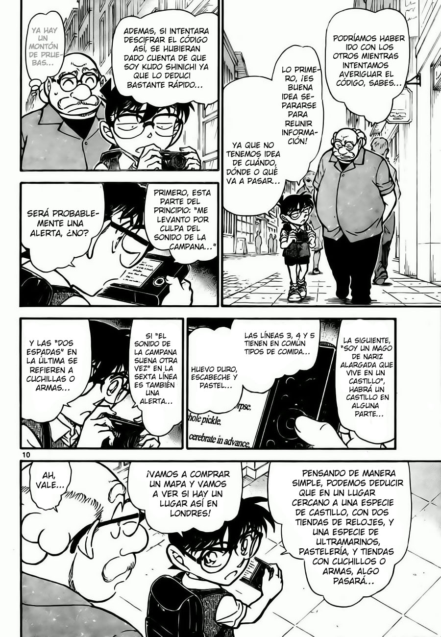 Detective Conan Capítulo 744 - Página 10 en español