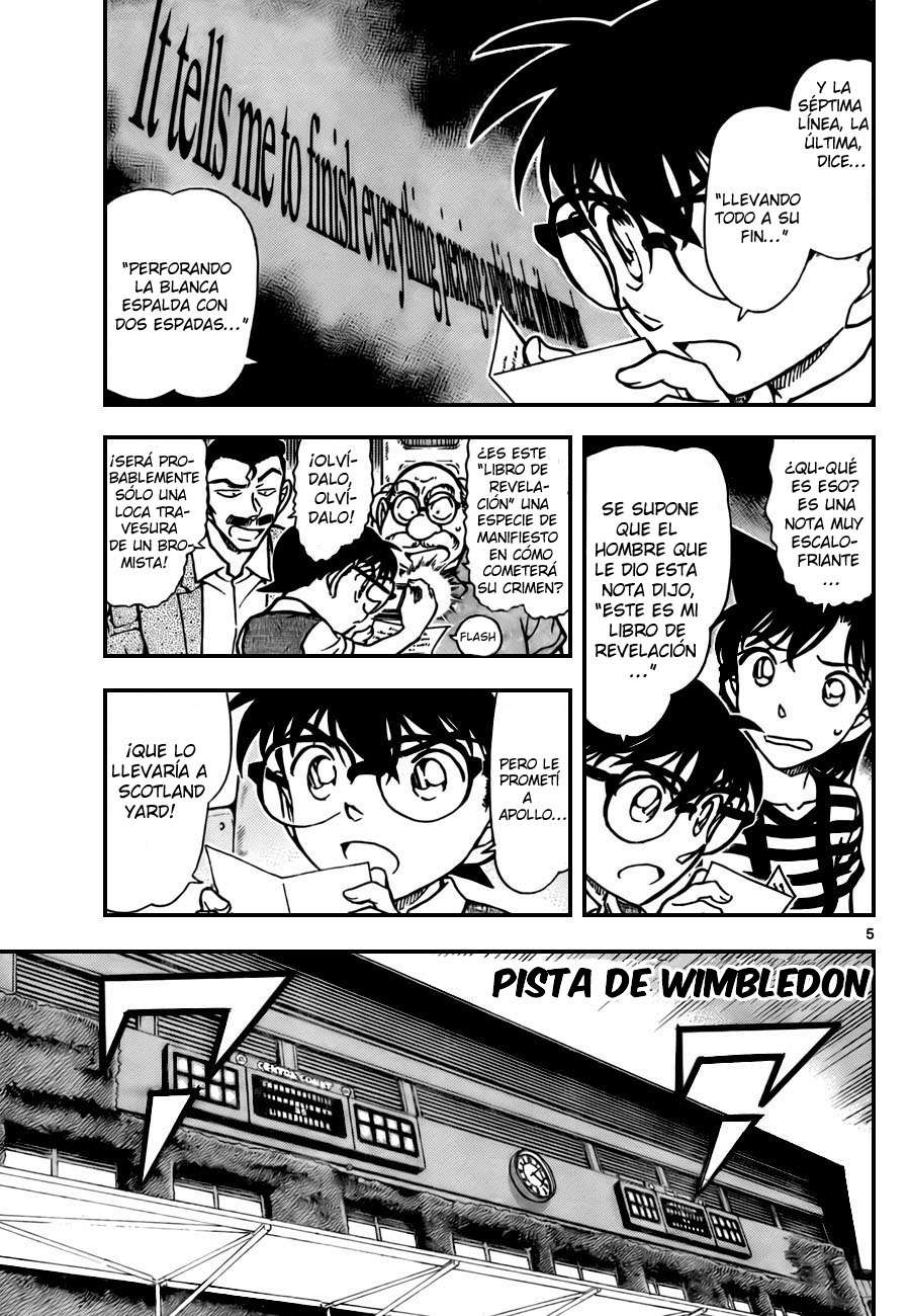 Detective Conan Capítulo 744 - Página 5 en español