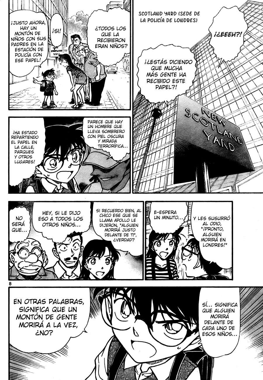 Detective Conan Capítulo 744 - Página 8 en español