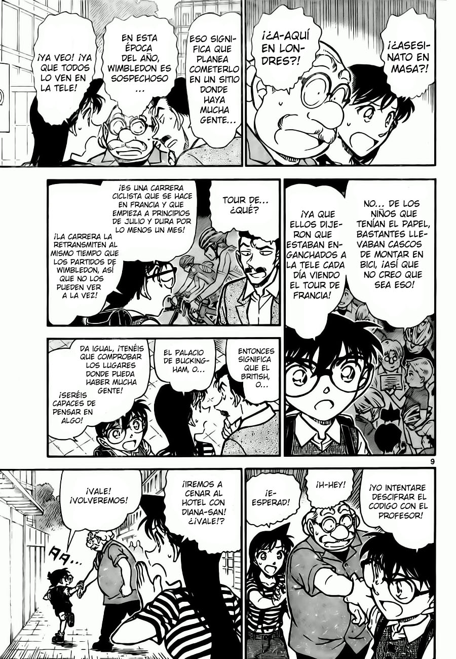 Detective Conan Capítulo 744 - Página 9 en español