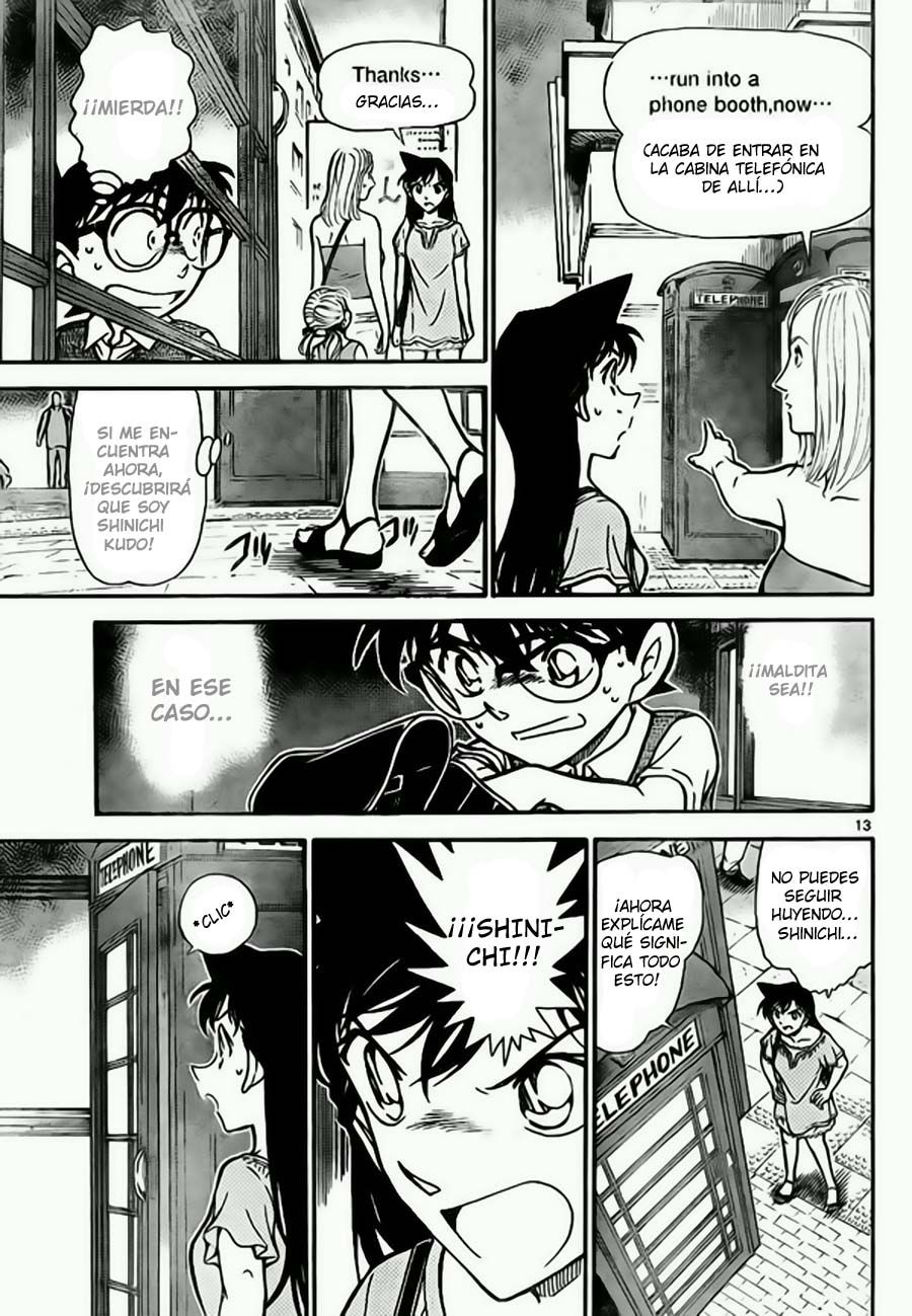 Detective Conan Capítulo 745 - Página 13 en español