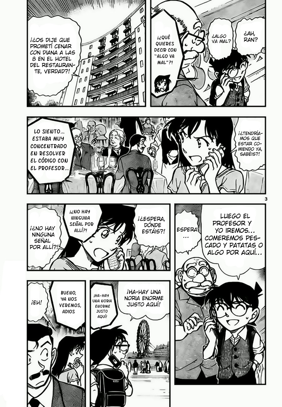 Detective Conan Capítulo 745 - Página 3 en español