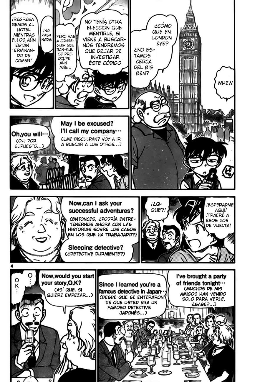 Detective Conan Capítulo 745 - Página 4 en español