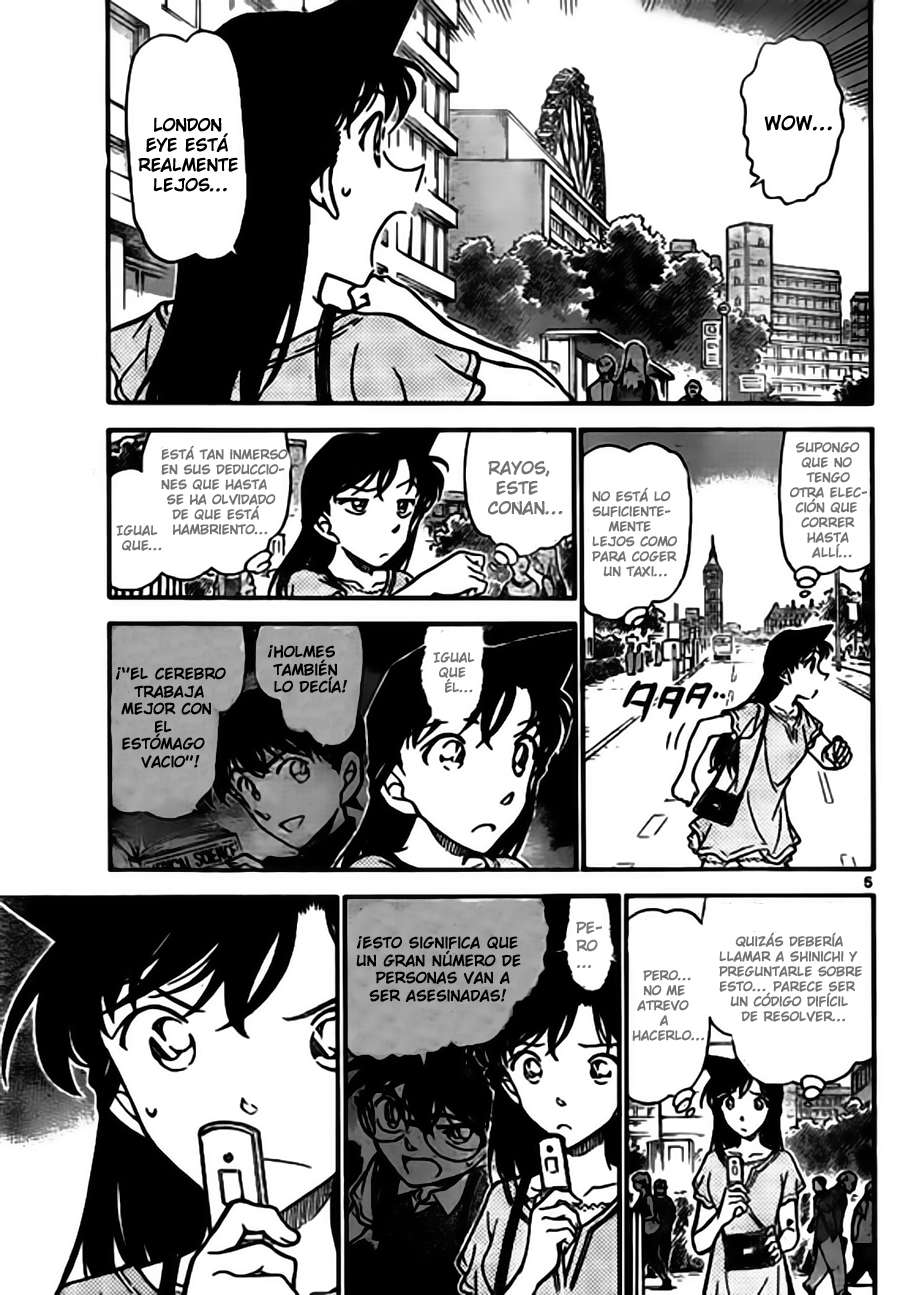 Detective Conan Capítulo 745 - Página 5 en español