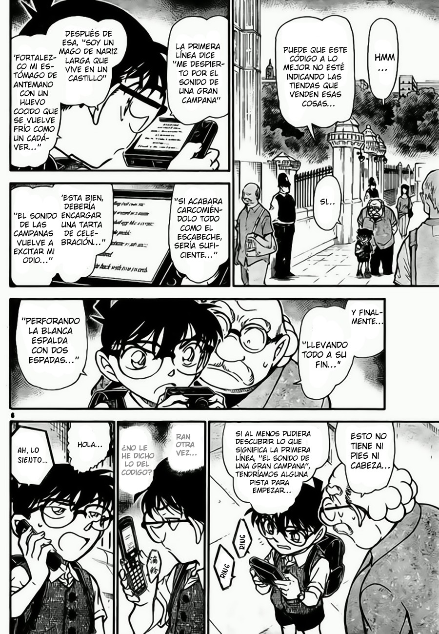 Detective Conan Capítulo 745 - Página 6 en español
