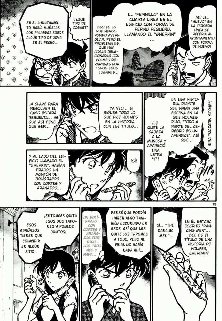 Detective Conan Capítulo 746 - Página 13 en español