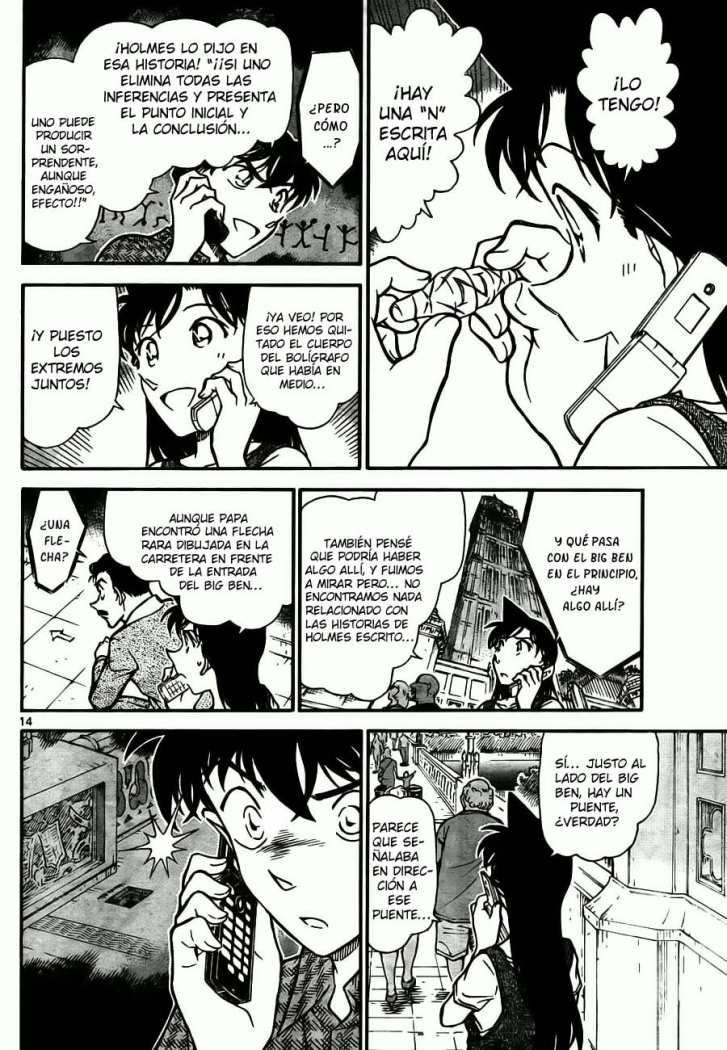 Detective Conan Capítulo 746 - Página 14 en español