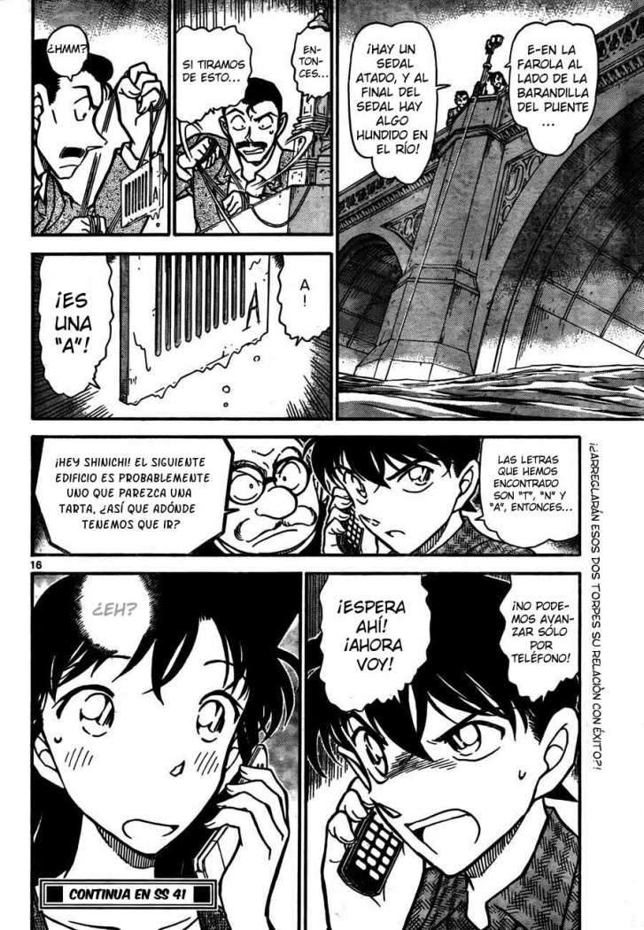 Detective Conan Capítulo 746 - Página 16 en español