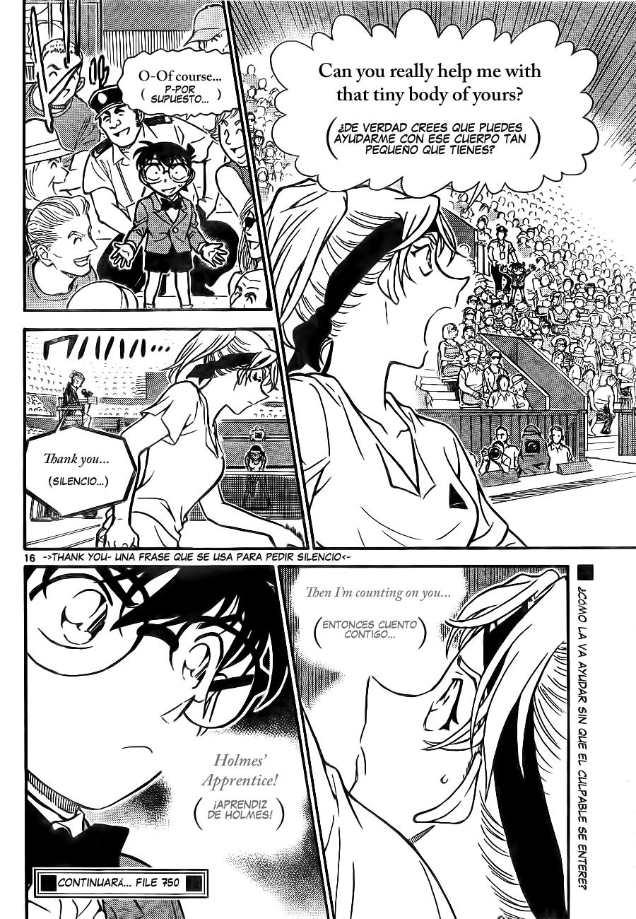 Detective Conan Capítulo 749 - Página 16 en español