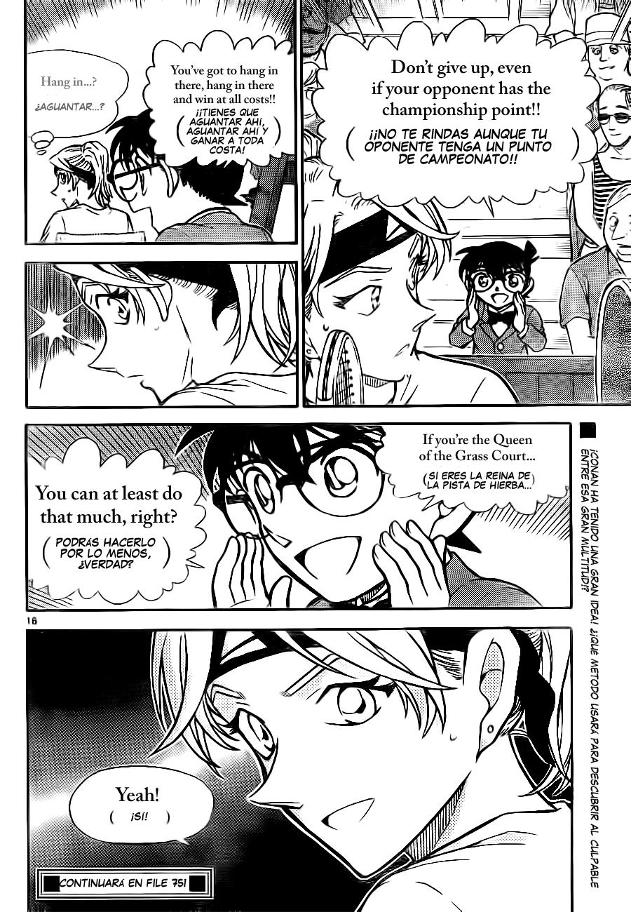 Detective Conan Capítulo 750 - Página 16 en español