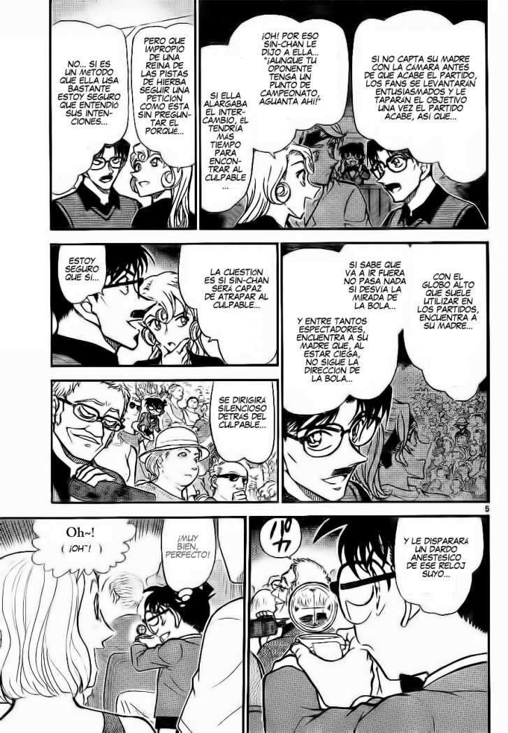 Detective Conan Capítulo 752 - Página 5 en español