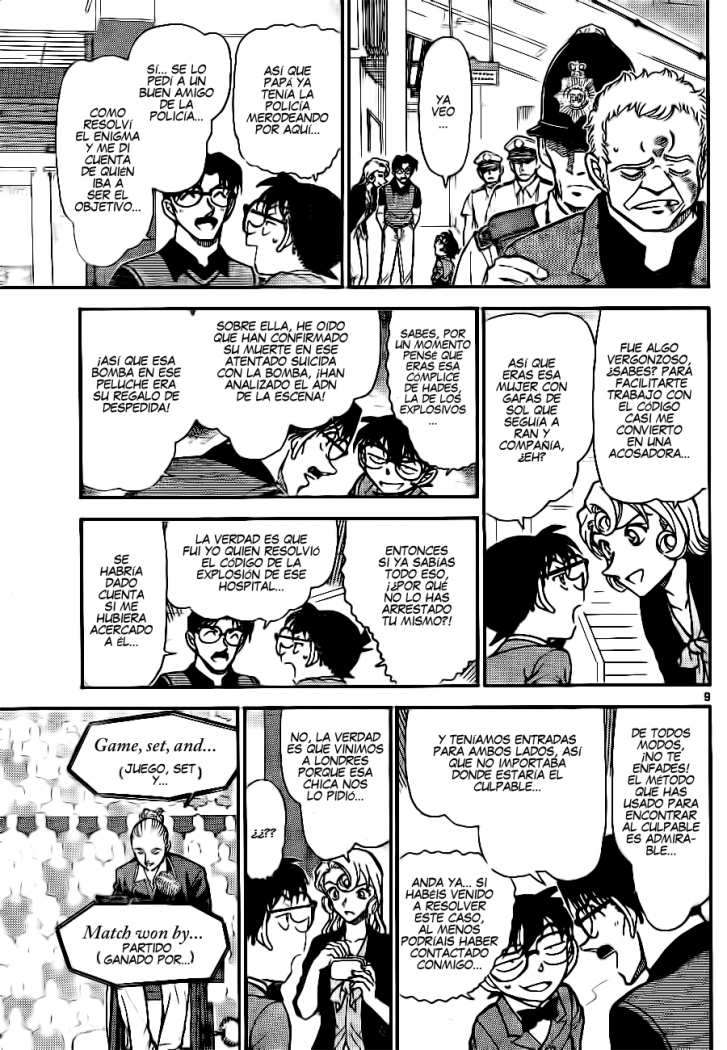 Detective Conan Capítulo 752 - Página 9 en español