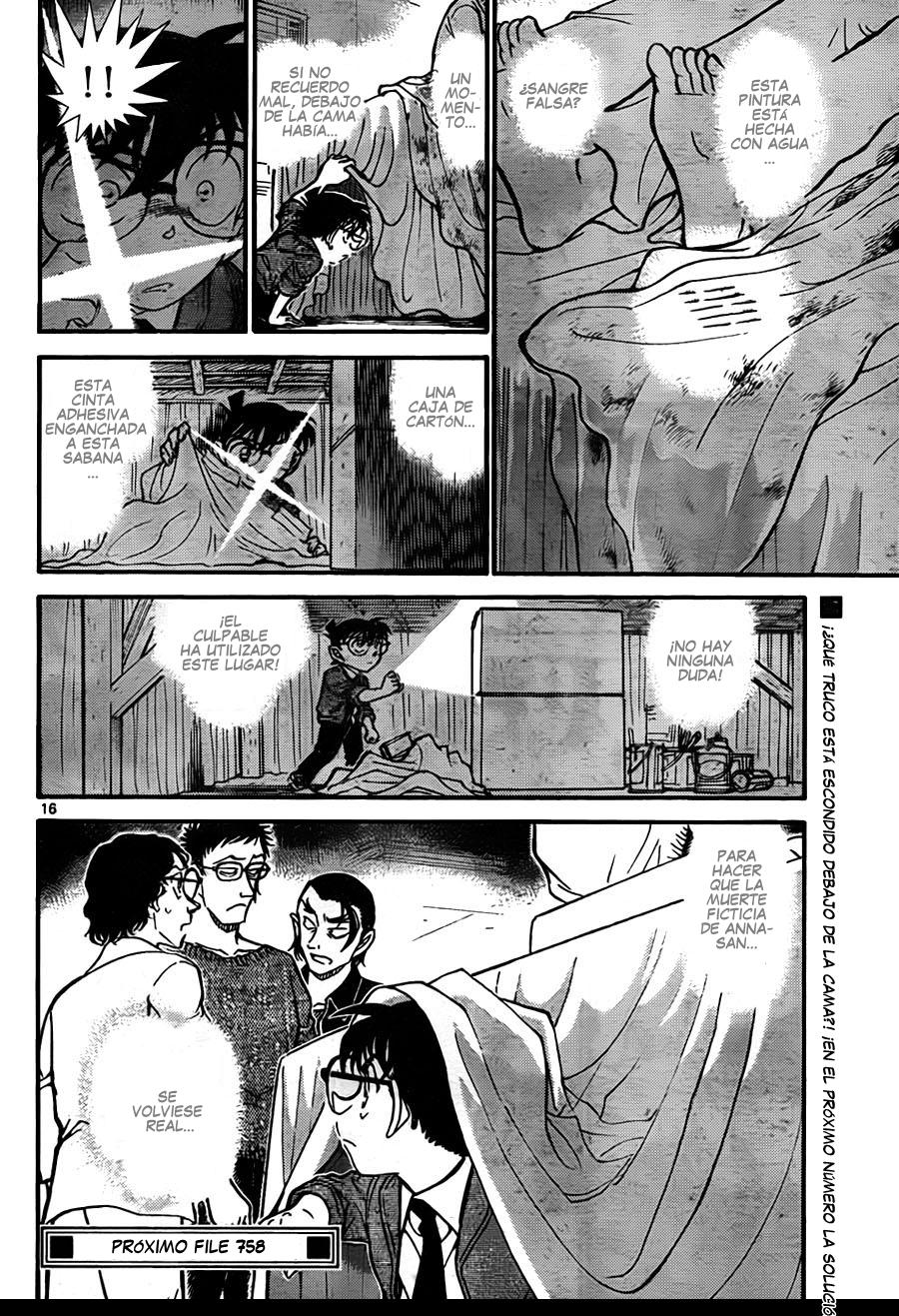 Detective Conan Capítulo 757 - Página 16 en español