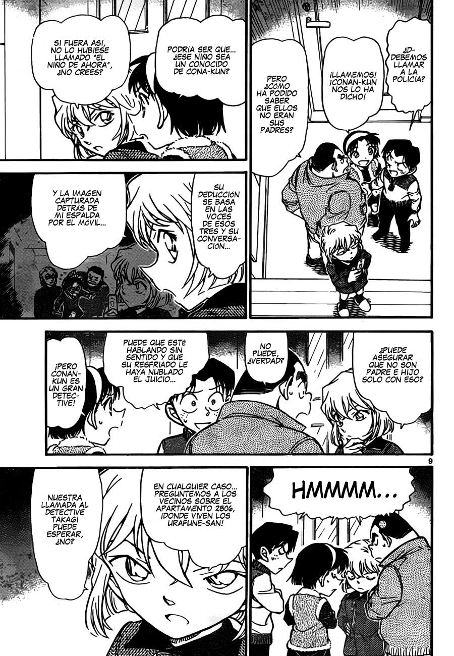 Detective Conan Capítulo 759 - Página 9 en español
