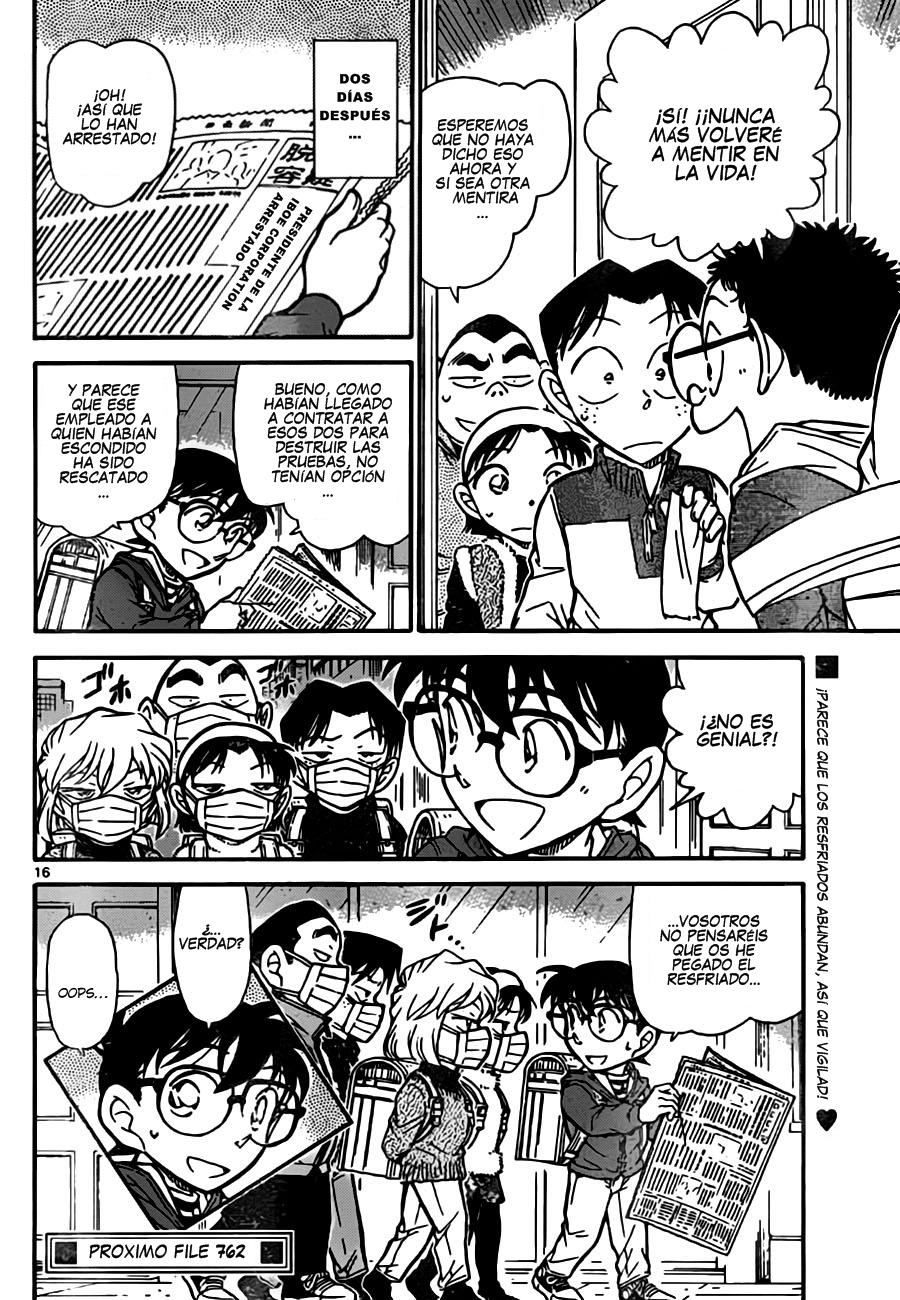 Detective Conan Capítulo 761 - Página 16 en español
