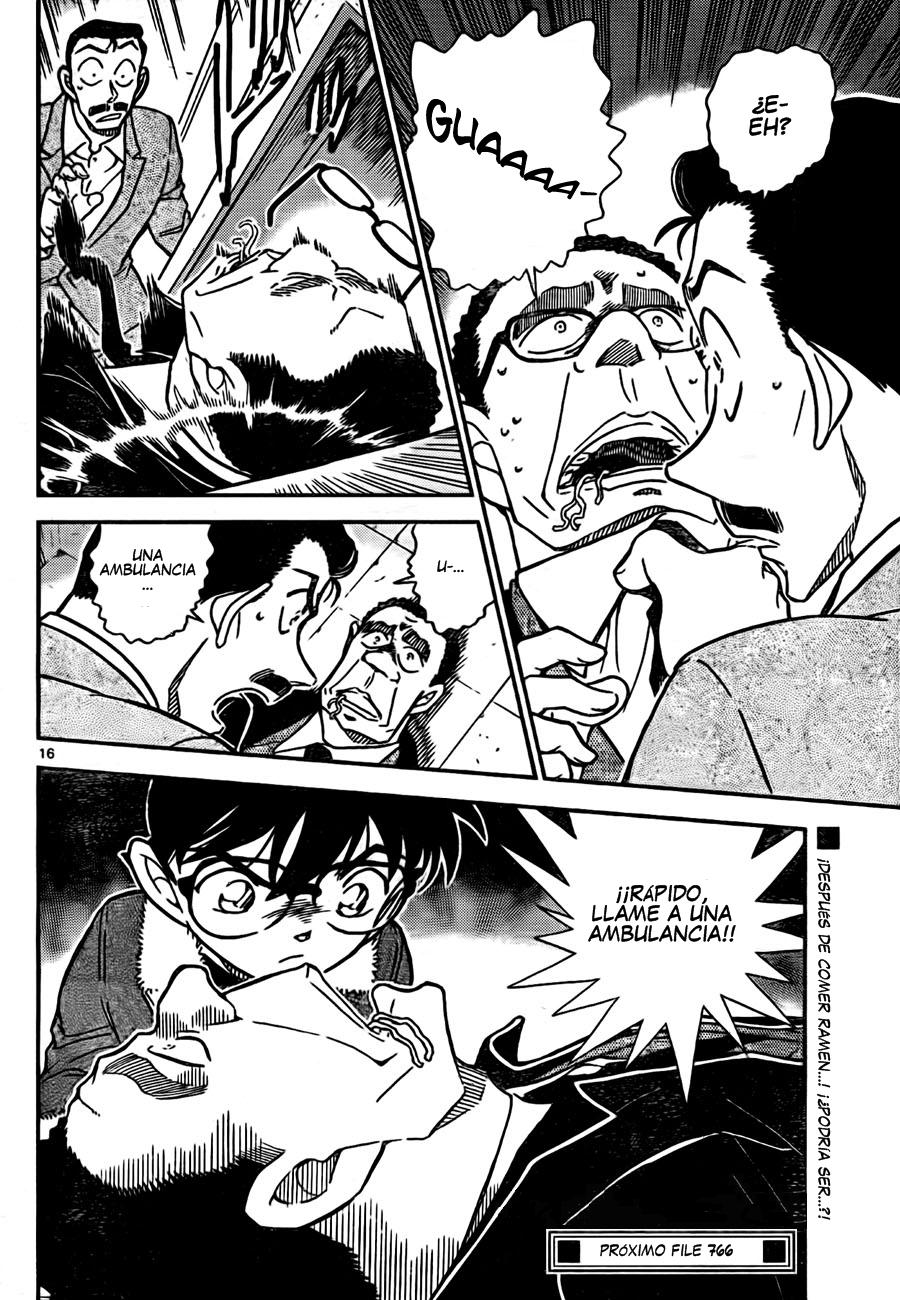 Detective Conan Capítulo 765 - Página 16 en español