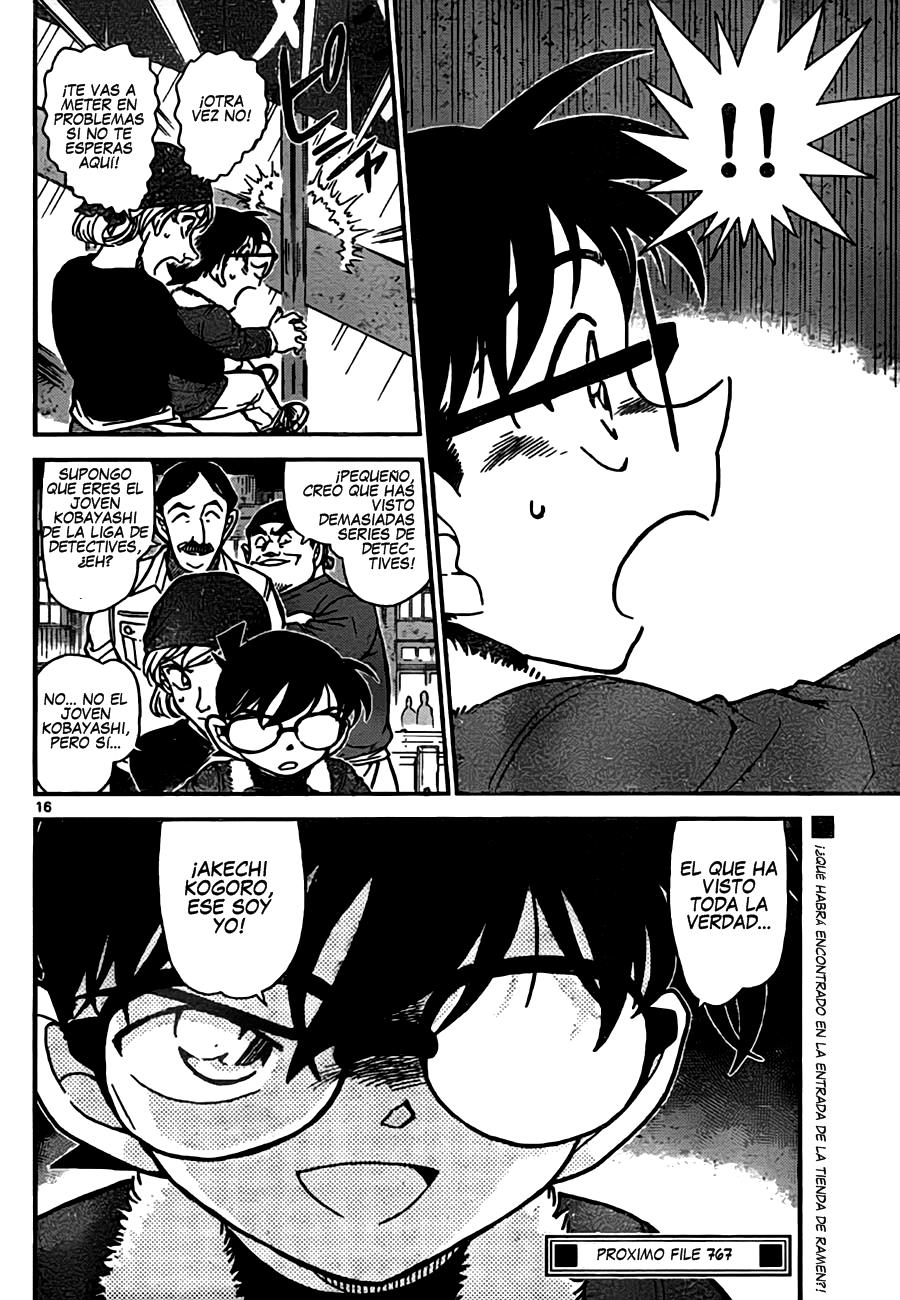 Detective Conan Capítulo 766 - Página 16 en español