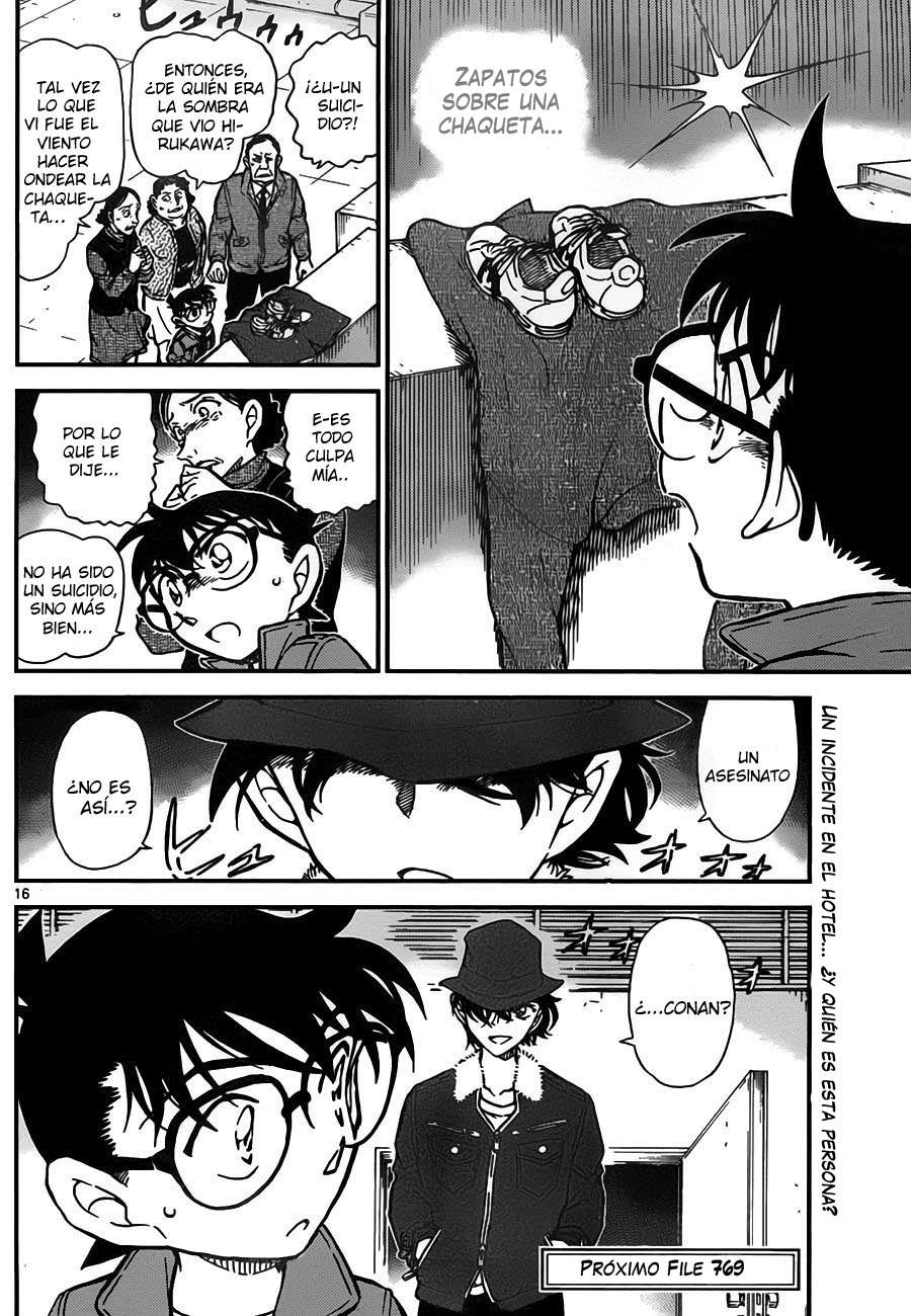 Detective Conan Capítulo 768 - Página 16 en español