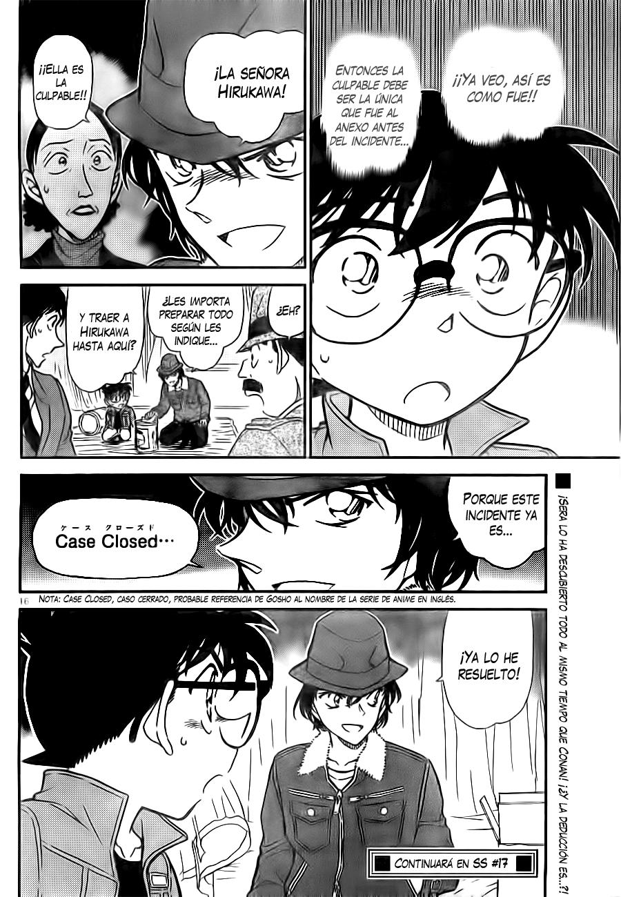 Detective Conan Capítulo 769 - Página 16 en español