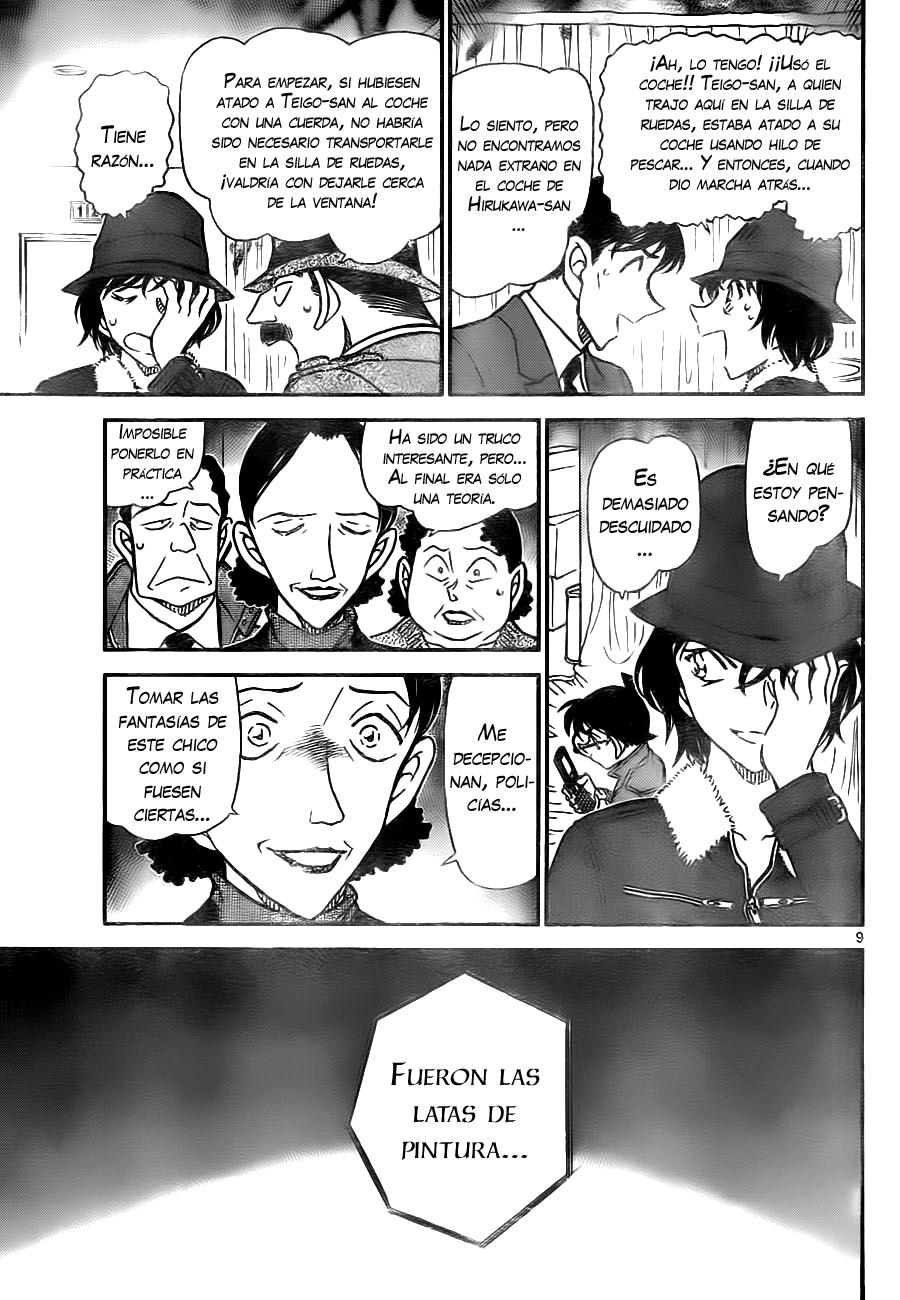Detective Conan Capítulo 770 - Página 9 en español