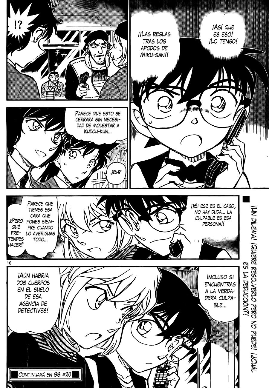 Detective Conan Capítulo 772 - Página 16 en español