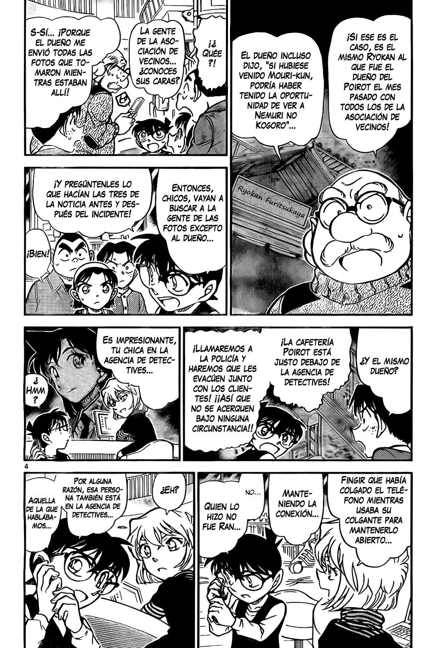 Detective Conan Capítulo 772 - Página 4 en español