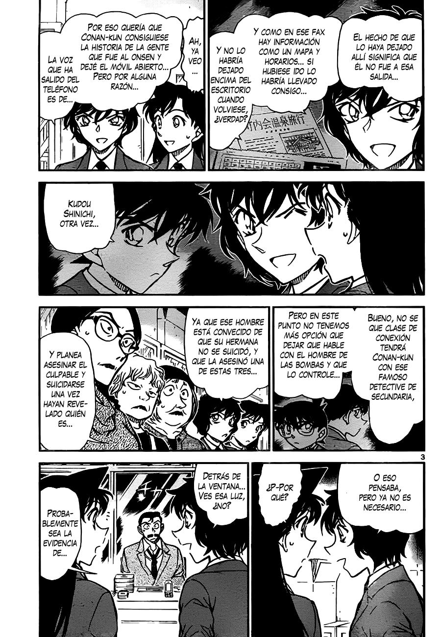Detective Conan Capítulo 773 - Página 3 en español