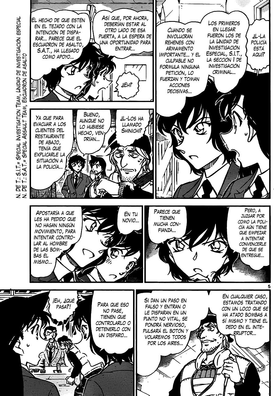 Detective Conan Capítulo 773 - Página 5 en español