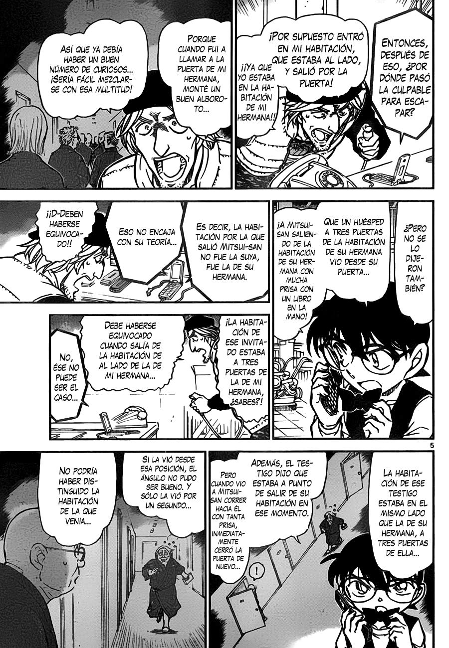 Detective Conan Capítulo 774 - Página 5 en español