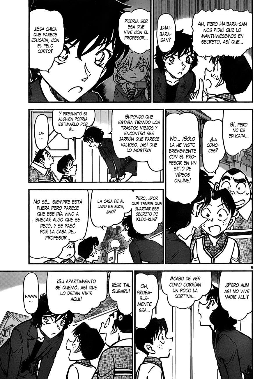 Detective Conan Capítulo 775 - Página 5 en español