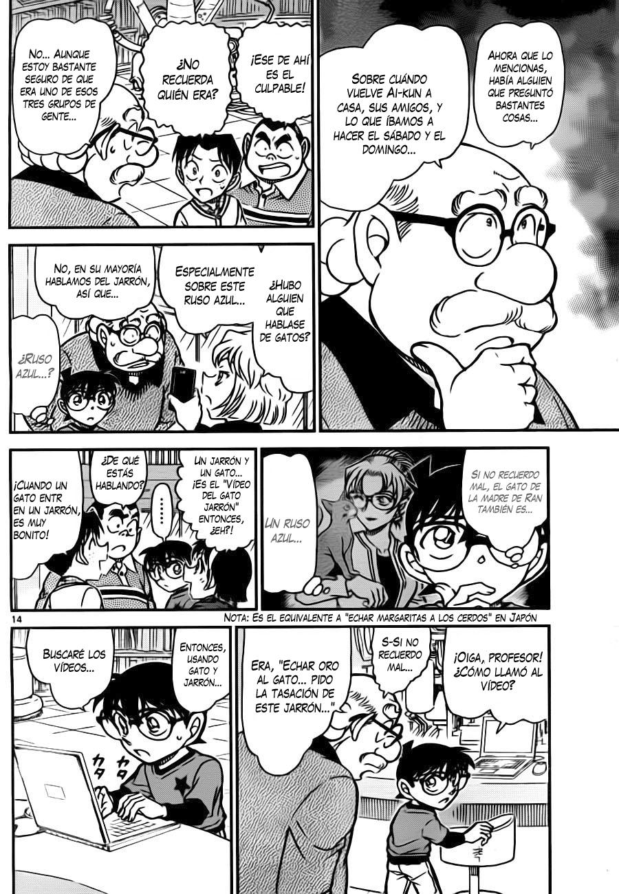 Detective Conan Capítulo 776 - Página 14 en español